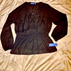 Apt 9 smocked peplum top